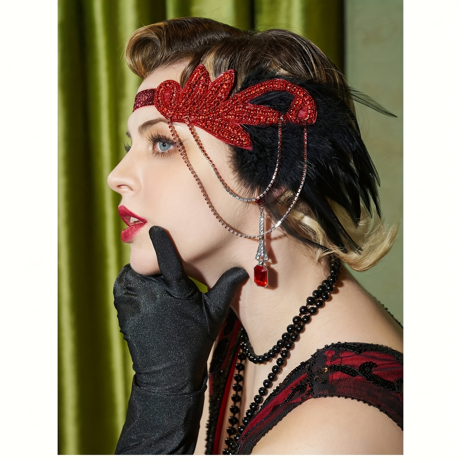 6pc 1920s Stylish and Elegant Women's Jewellery Set